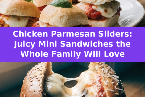 Chicken Parmesan Sliders: Juicy Mini Sandwiches the Whole Family Will Love Pinterest recipe pin